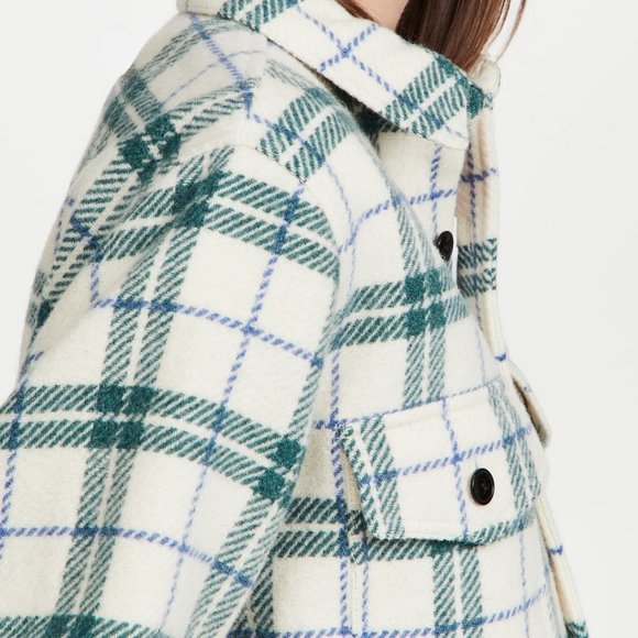 ISABEL MARANT ÉTOILE Faxon checked wool jacket - Picture 3 of 3